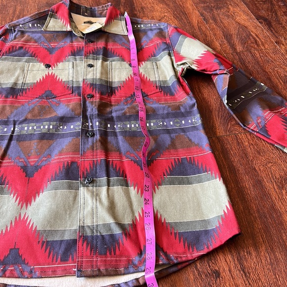 Aztec print button up - Picture 6 of 7